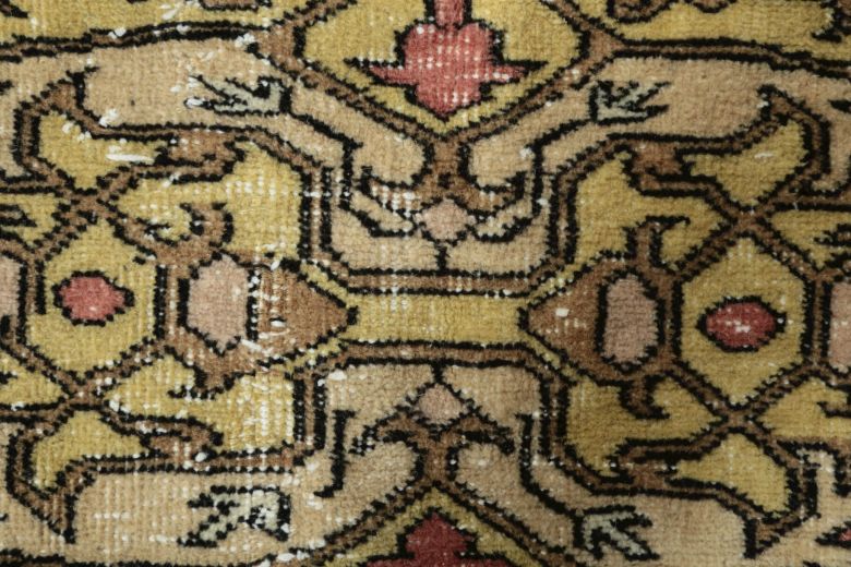 Vintage Anatolian Brown Area Rug