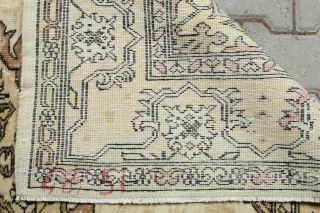 Vintage Anatolian Brown Area Rug - Thumbnail