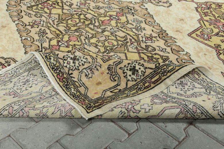 Vintage Anatolian Brown Area Rug