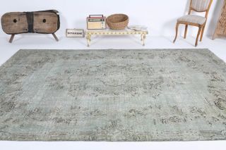 Antique Oushak Area Rug - Thumbnail