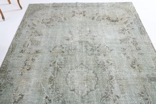 Antique Oushak Area Rug - Thumbnail