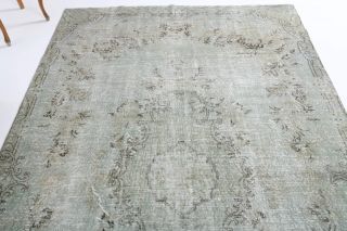 Antique Oushak Area Rug - Thumbnail