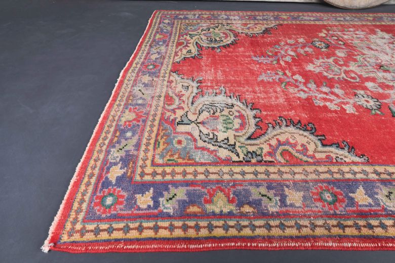 Vintage Red Area Rug