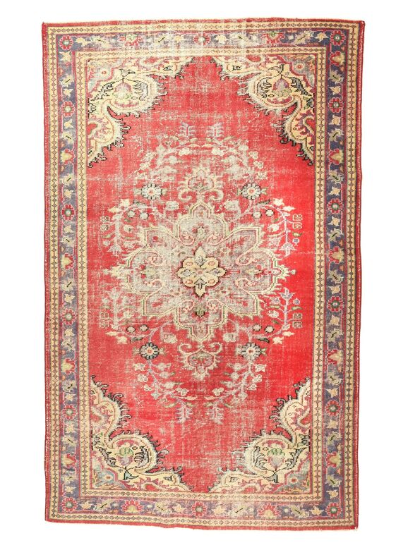 Anatolian Vintage Red Area Rug
