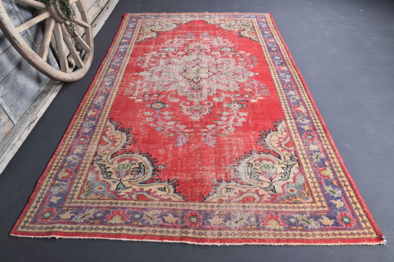 Anatolian Vintage Red Area Rug