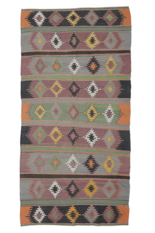 6x13 Vintage Kilim Handmade Rug