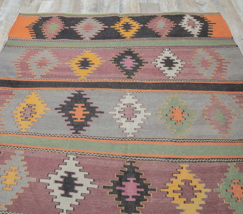 6x13 Vintage Kilim Handmade Rug