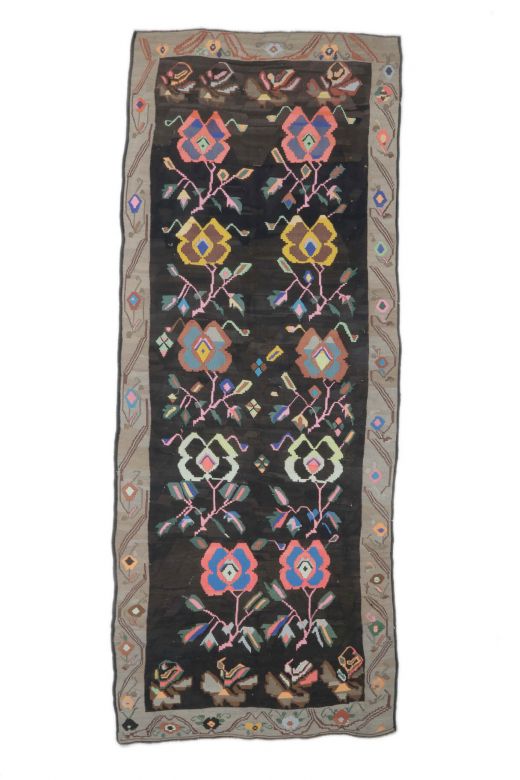 6x15 Azerbaijan Vintage Oversize Kilim Rug