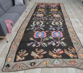 6x15 Azerbaijan Vintage Oversize Kilim Rug - Thumbnail