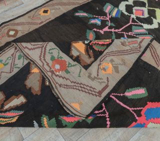 6x15 Azerbaijan Vintage Oversize Kilim Rug - Thumbnail