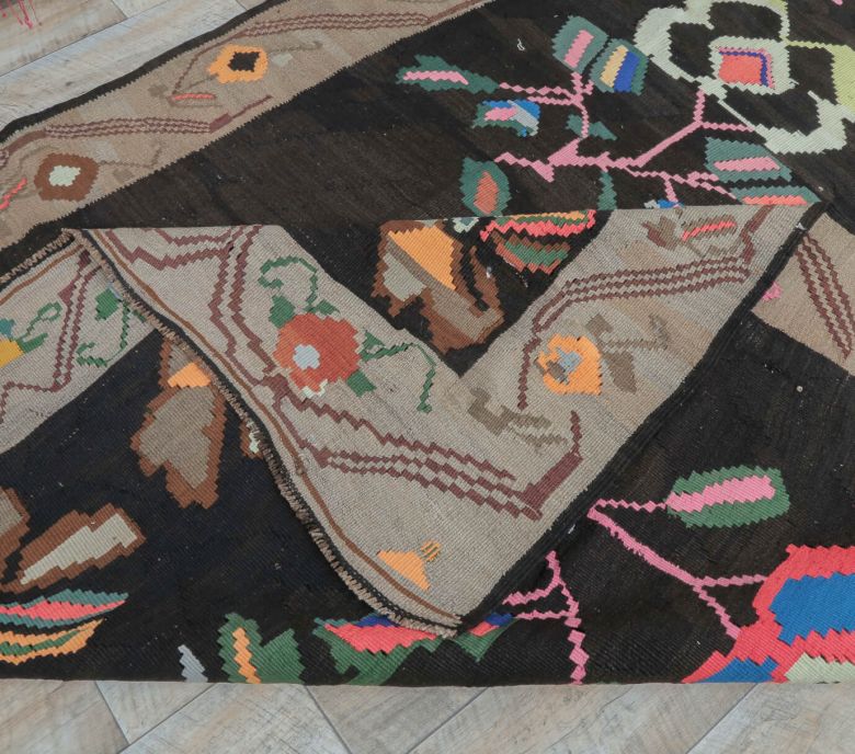 6x15 Azerbaijan Vintage Oversize Kilim Rug