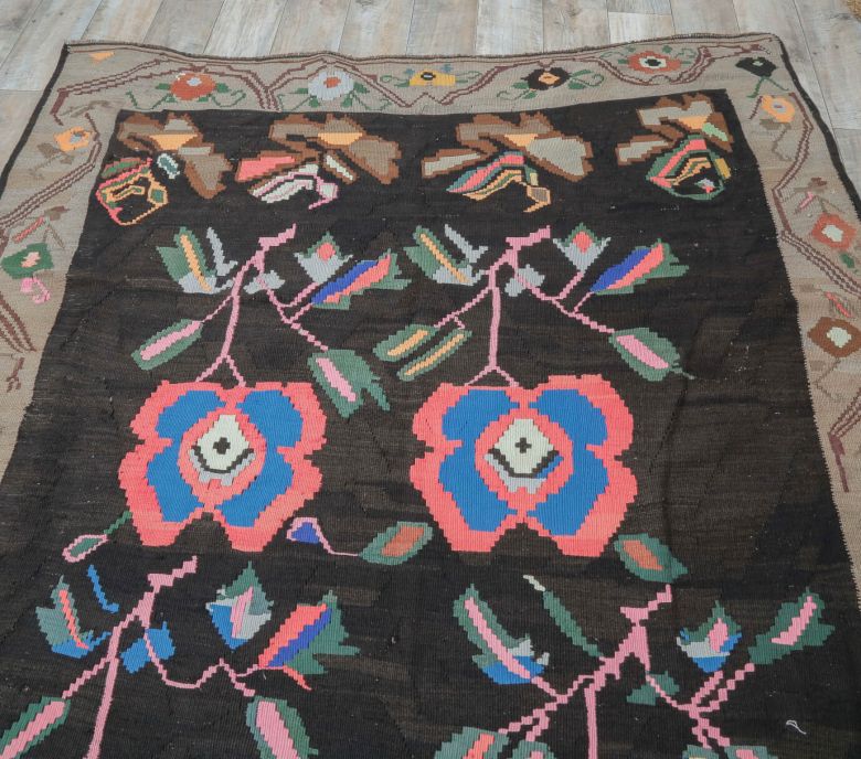 6x15 Azerbaijan Vintage Oversize Kilim Rug