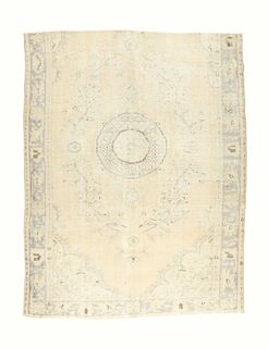 Vintage Orange Anatolian Area Rug - Thumbnail