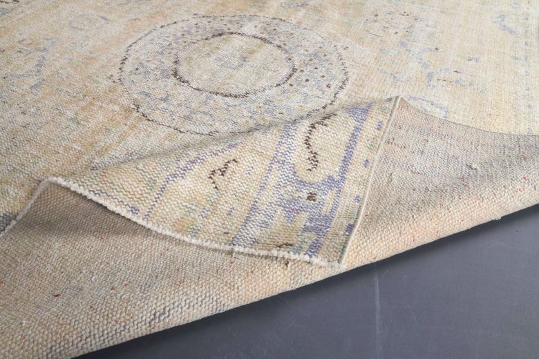 Vintage Orange Anatolian Area Rug