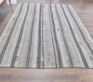 Vintage Kilim Large Area Rug - Thumbnail