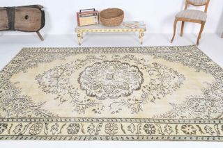 6x9 Handmade Vintage Area Rug - Thumbnail