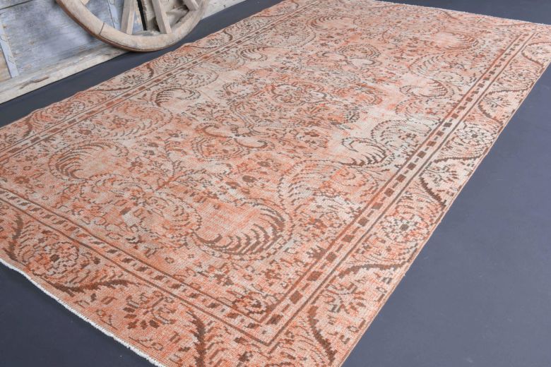 6x9 Handmade Vintage Anatolian Area Rug