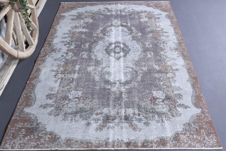 6x9 Handmade Vintage Area Anatolian Rug