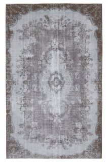 6x9 Handmade Vintage Area Anatolian Rug - Thumbnail
