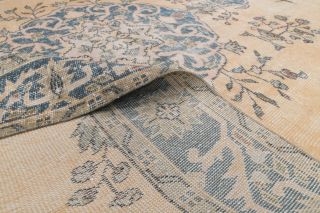 6x9 Handmade Vintage Large Area Rug - Thumbnail