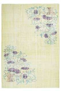 6x9 Handmade Vintage Area Oushak Rug - Thumbnail