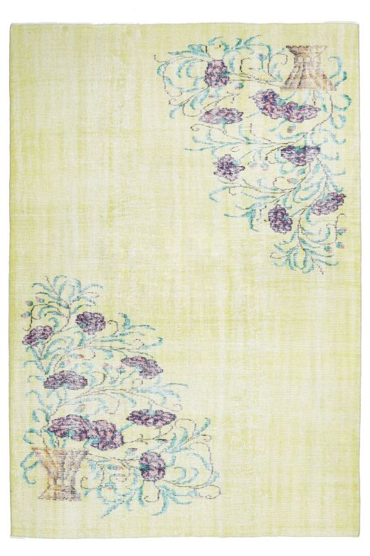 6x9 Handmade Vintage Area Oushak Rug