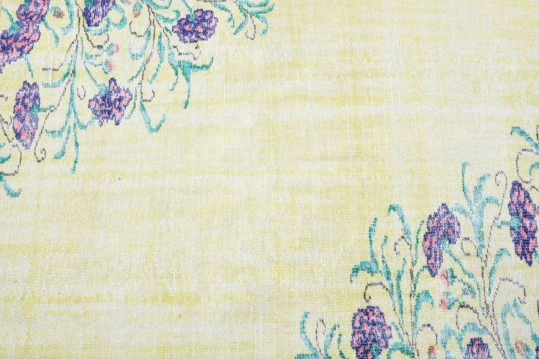6x9 Handmade Vintage Area Oushak Rug