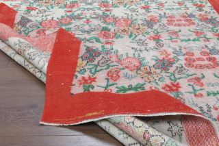 6x9 Handmade Vintage Area Rug - Thumbnail