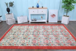 6x9 Handmade Vintage Area Rug - Thumbnail