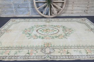 6x9 Handmade Vintage Area Rug - Thumbnail