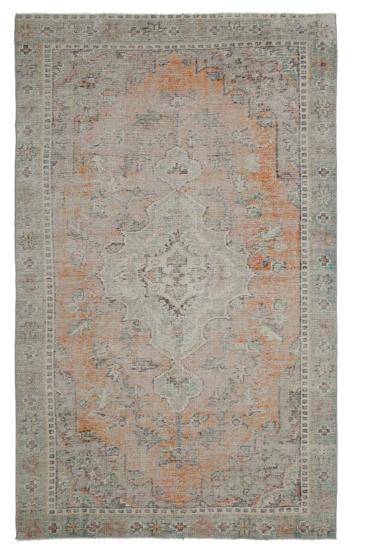6x9 Handmade Antique Area Anatolian Rug