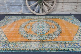 6x9 Handmade Vintage Area Rug - Thumbnail