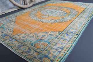 6x9 Handmade Vintage Area Rug - Thumbnail