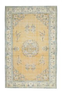 6x9 Handmade Vintage Area Rug - Thumbnail