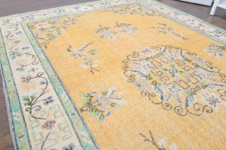 6x9 Handmade Vintage Area Rug - Thumbnail