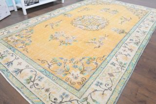 6x9 Handmade Vintage Area Rug - Thumbnail