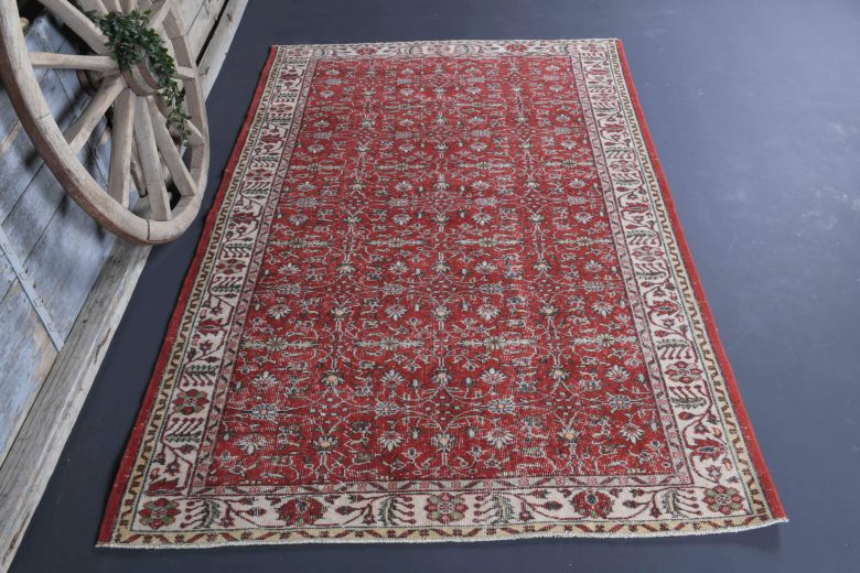 6x9 Handmade Vintage Area Rug