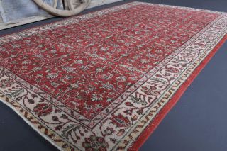 6x9 Handmade Vintage Area Hereke Rug - Thumbnail