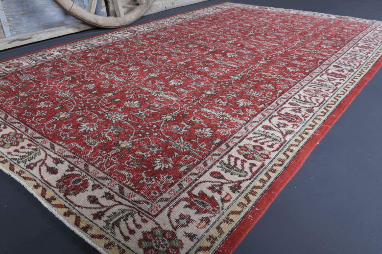 6x9 Handmade Vintage Area Rug