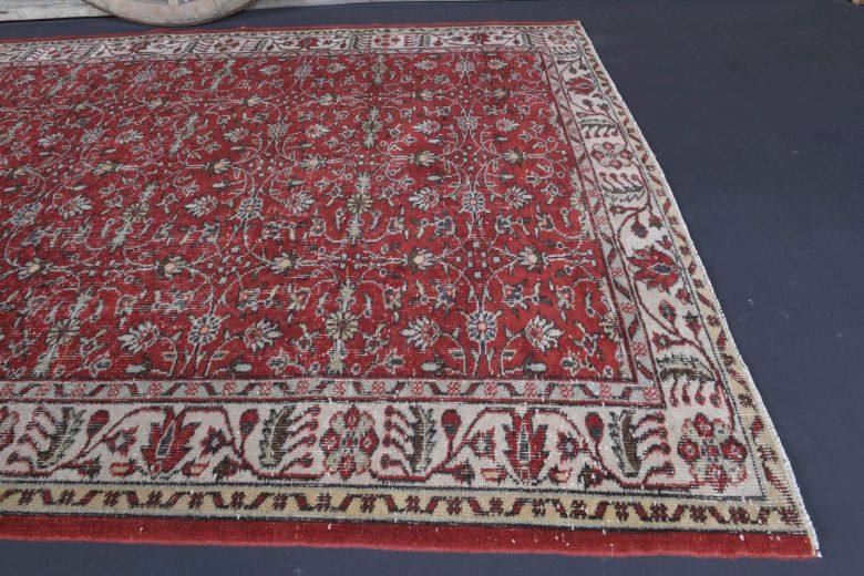 6x9 Handmade Vintage Area Rug