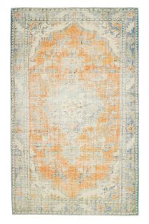 6x9 Antique Oriental Anatolian Area Rug - Thumbnail