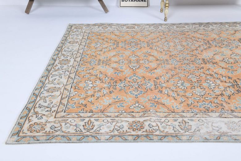 Vintage Turkish Area Rug