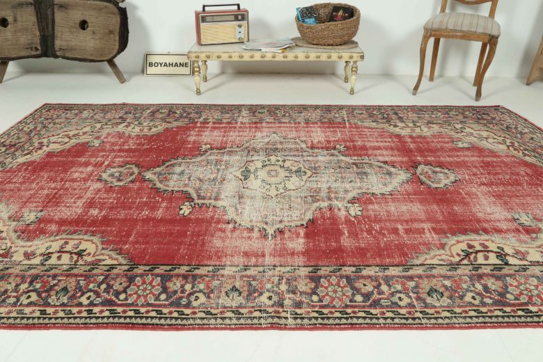 Vintage Large Area Rug