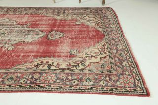 Vintage Red Anatolian Area Rug - Thumbnail
