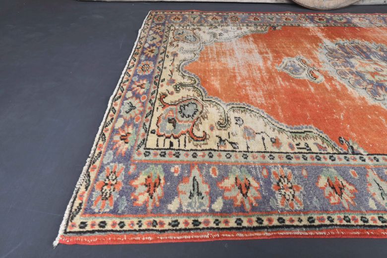 Vintage Red Area Anatolian Rug