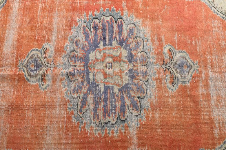 Vintage Red Area Anatolian Rug