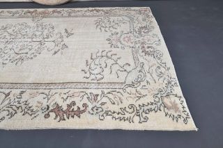 Vintage Beige Large Area Rug - Thumbnail