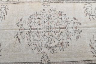 Vintage Beige Large Area Rug - Thumbnail