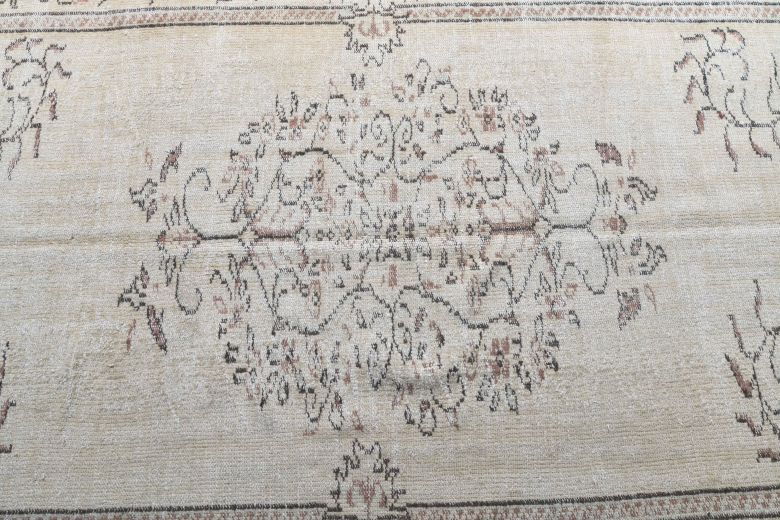 Vintage Beige Anatolian Area Rug