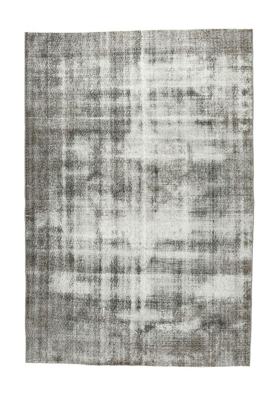 Vintage Distressed Gray Area Rug